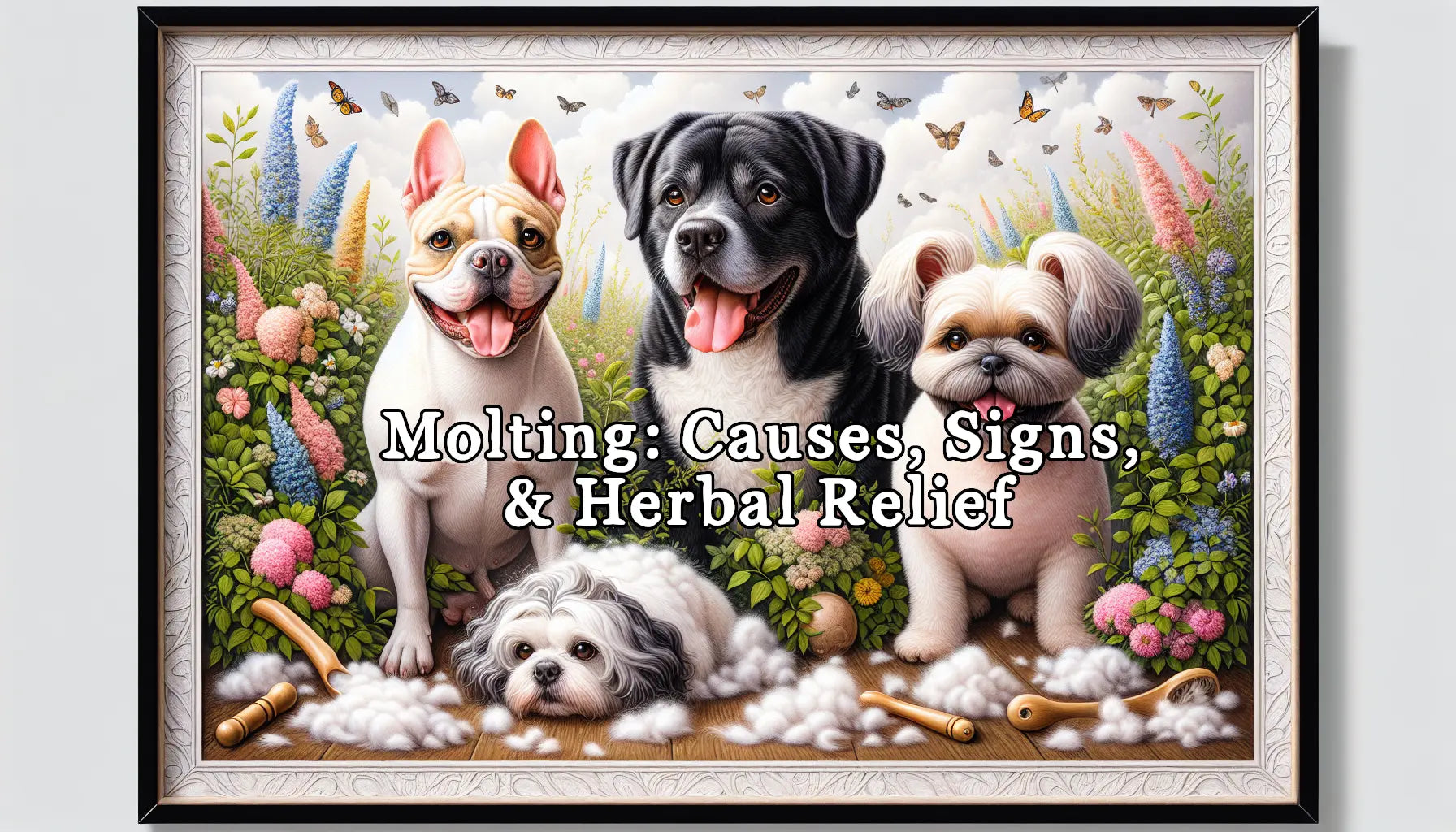 Unveiling Canine Molting: Causes, Symptoms, and Herbal Solutions – Pets