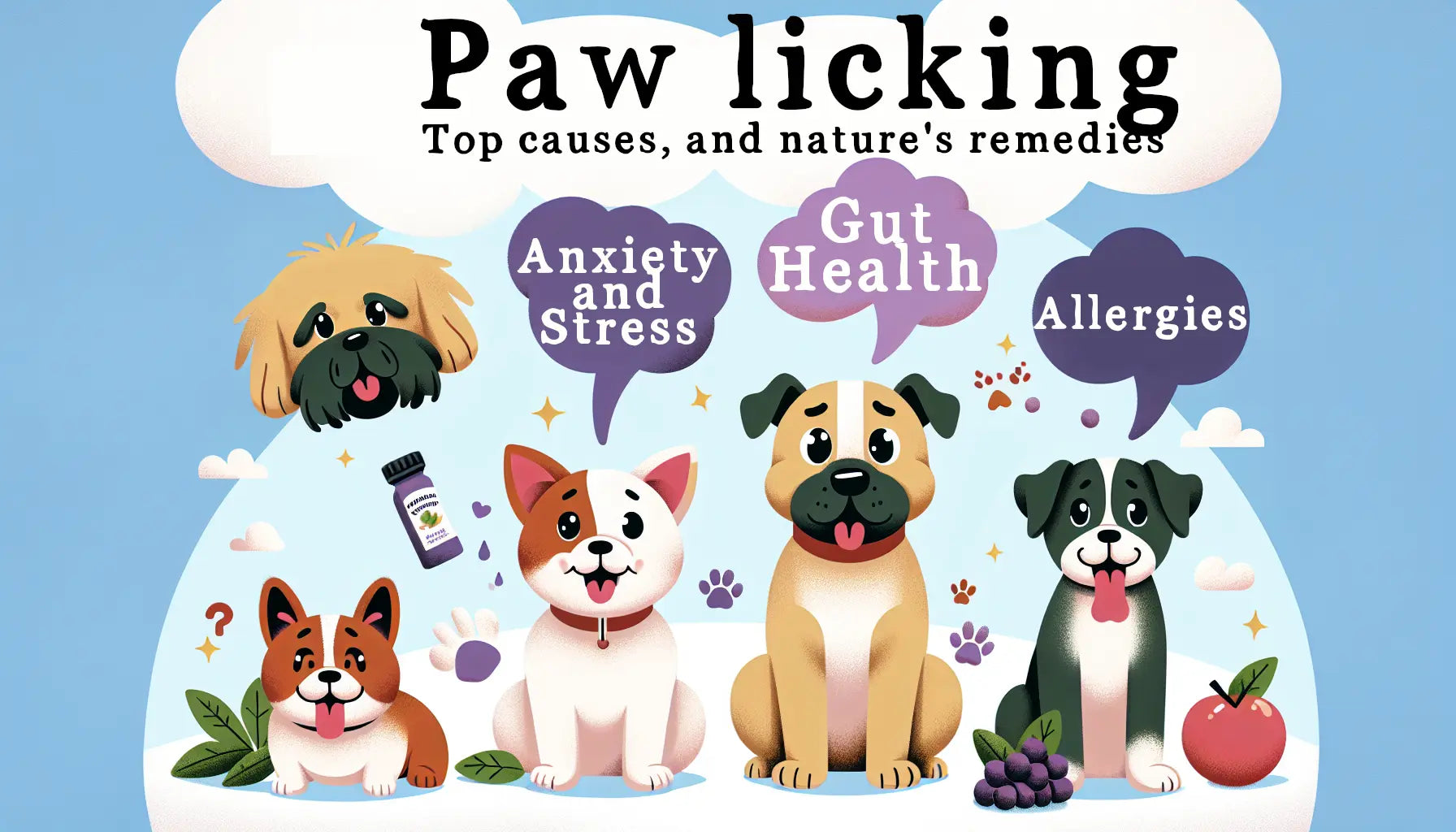 Unravelling Canine Woes Paw Licking Its Top Causes and Nature s Remedy Pets Calm Down