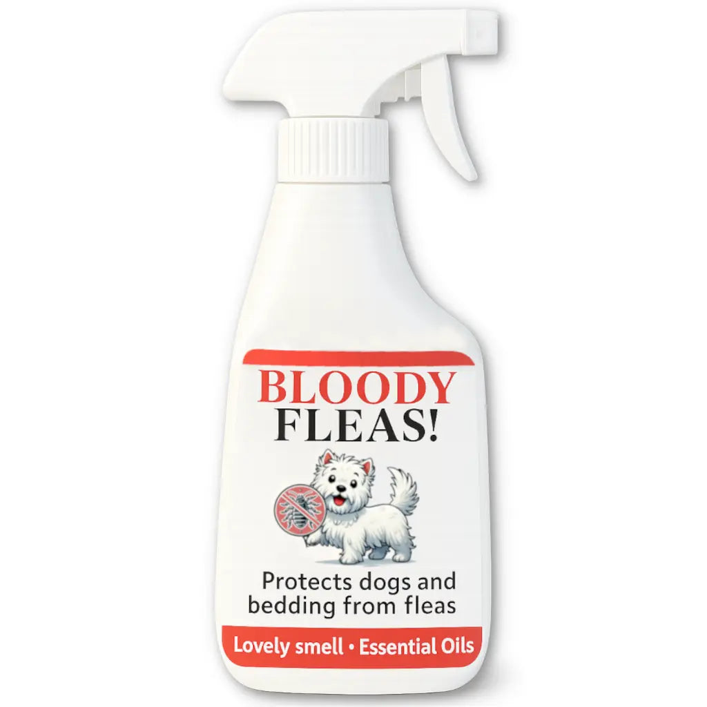 Flea repellent for dogs and bedding (natural herbal)
