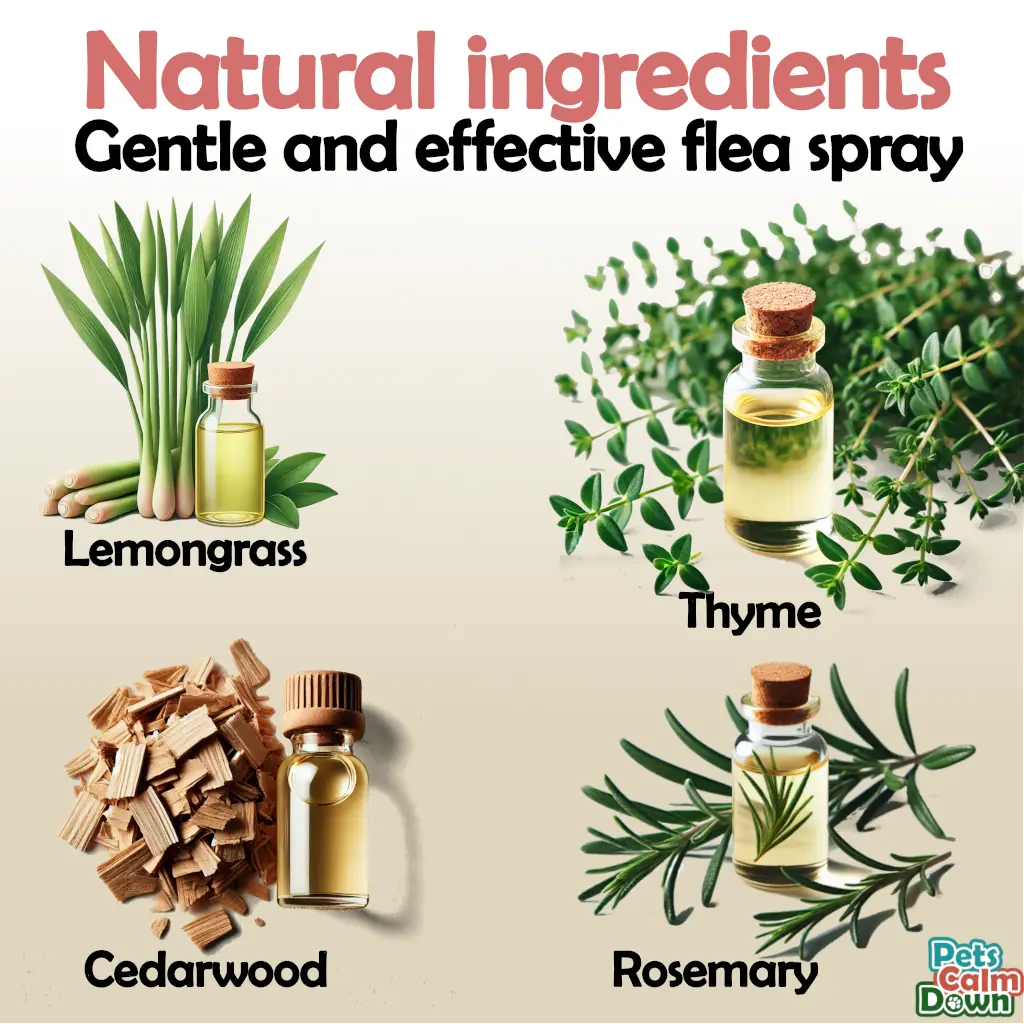 Flea repellent for dogs and bedding (natural herbal)