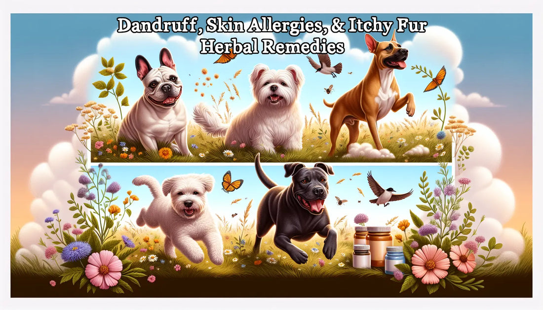 Dandruff: Skin Allergies and Itchy Fur Herbal Supplements