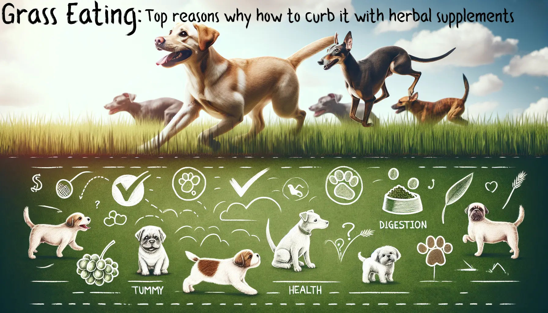 Treating A Dog With A Grass Eating Disorder photo