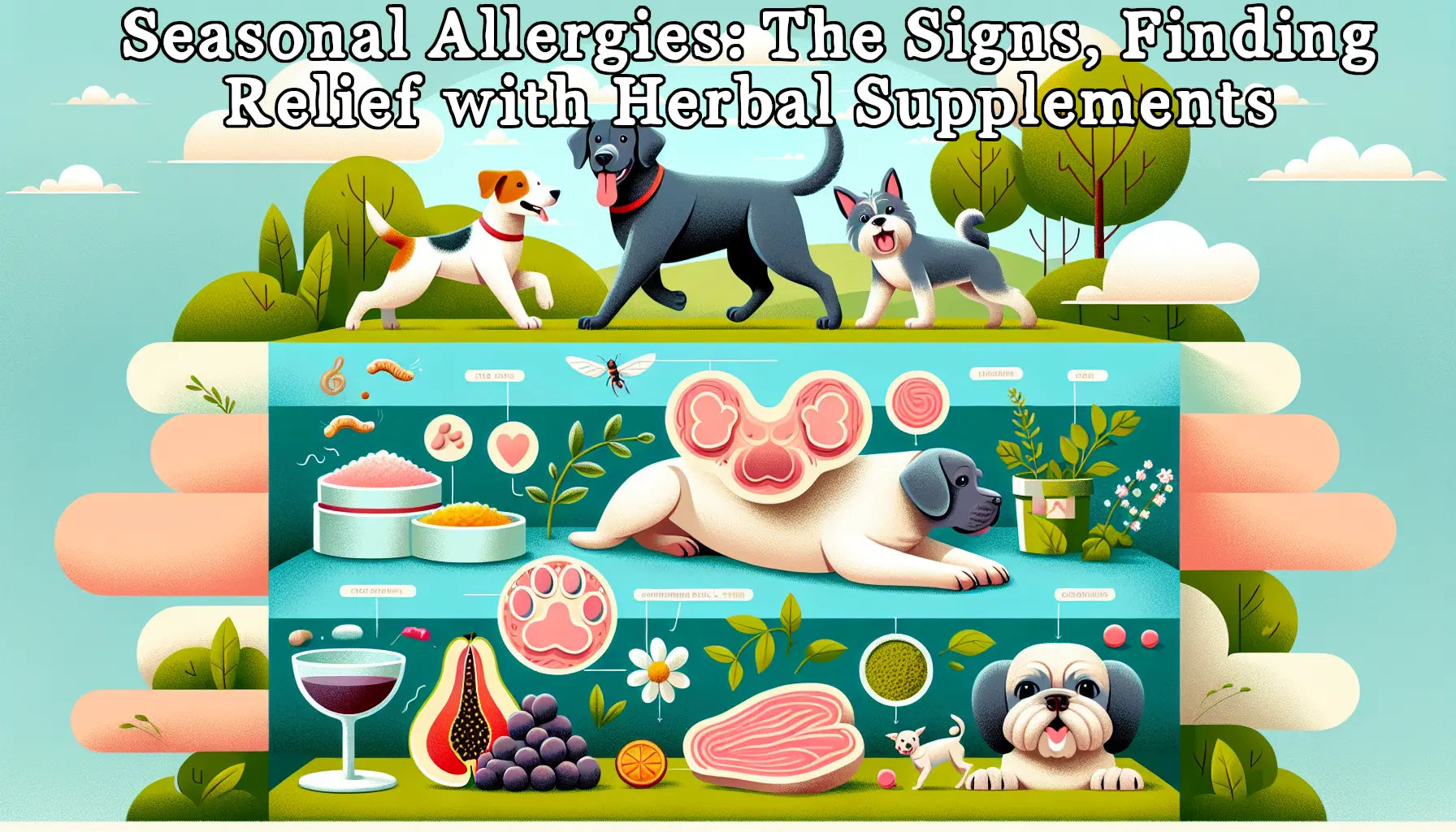 Dog Seasonal Allergies: Top 5 Signs, Relief and Natural Herbal Remedies ...