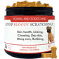 Itching and scratching dog treats for skin, licking, chewing, seasonal (natural herbal)