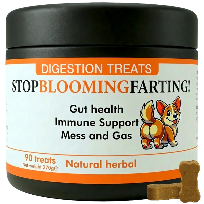 Stop Blooming Farting - Natural Digestion Dog Treats
