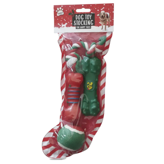 Christmas dog stocking
