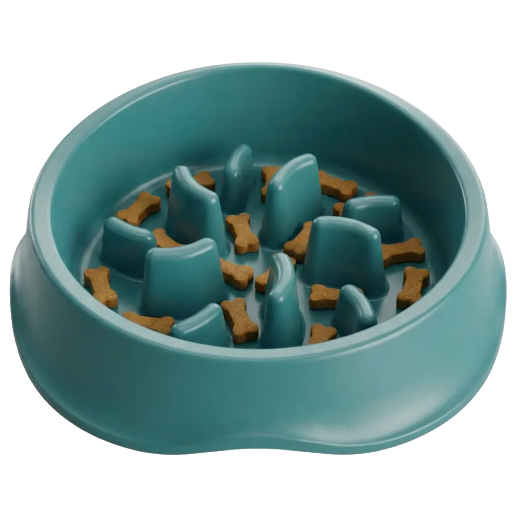 Slow Feeder Dog Bowl