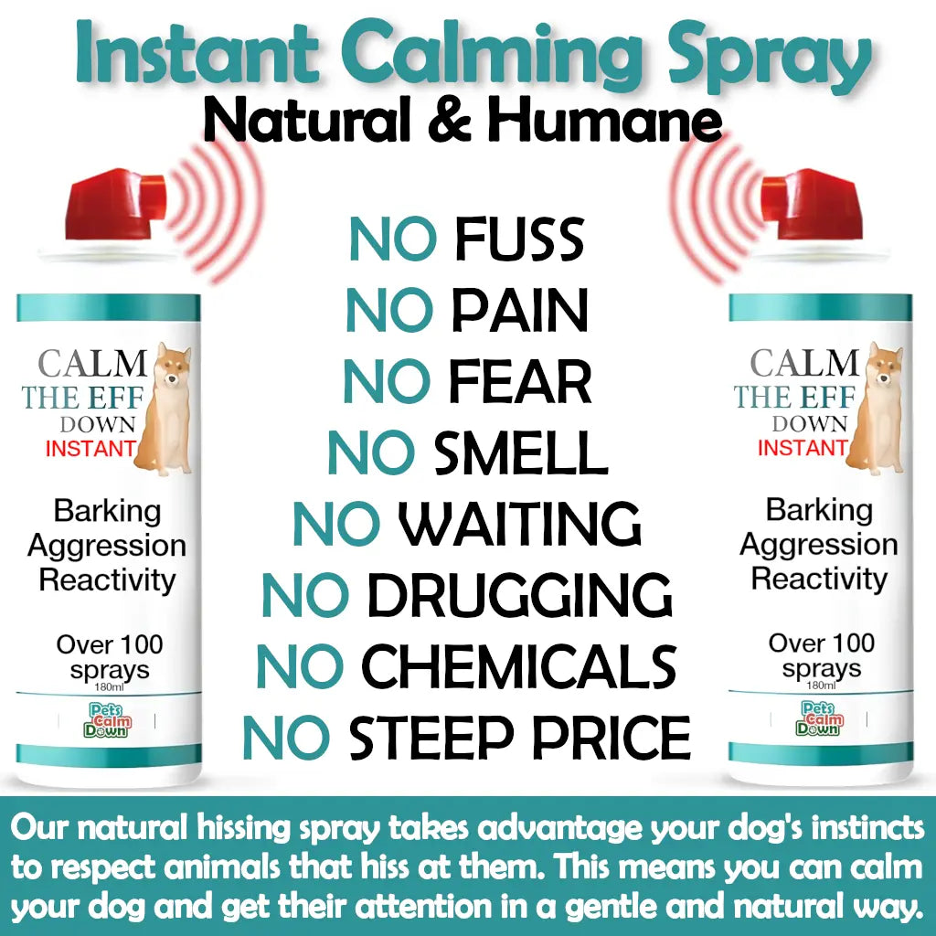 Dog training spray for barking, jumping, aggression, whining