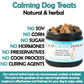 Calming dog treats for barking, stress, anxiety (natural herbal)