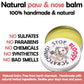 Paw & Nose Balm for Dogs - 100% Natural Anti-Inflammatory Moisturiser beeswax for Paws | Big tin 80g